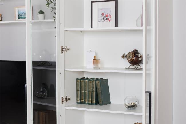 Валенсия стенка в гостиную комнату № 87 цвет белый шагрень Валенсия стенка в гостиную комнату № 87 цвет белый шагрень