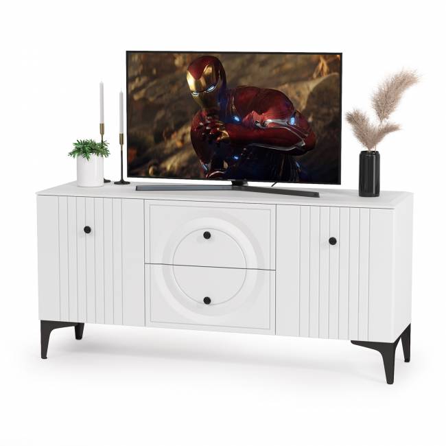 Валенсия стенка в гостиную комнату № 87 цвет белый шагрень Валенсия стенка в гостиную комнату № 87 цвет белый шагрень