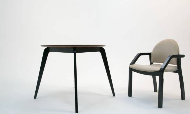 Стул-кресло Джуно 2.0 чёрный/бежевый