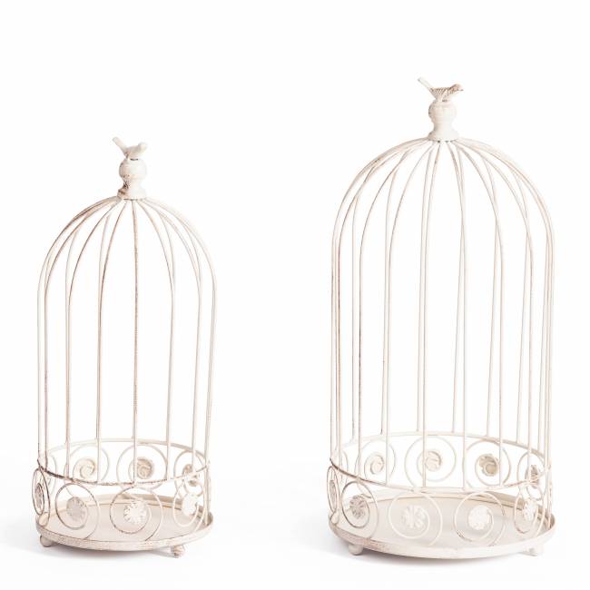 Цветочница Secret de Maison CELL ( mod. PL08-10003 ) металл, 25х52см/20х45см, antique white (Комплект из 4 шт.) antique white металл