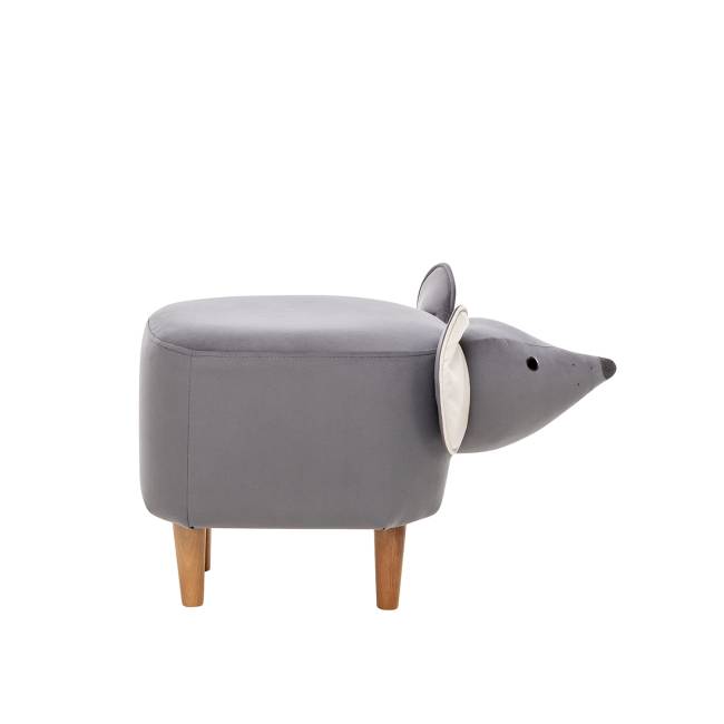 Пуф Leset Mouse COMBI V32 серый, компаньон V01 белый Бук Пуф Leset Mouse COMBI V32 серый, компаньон V01 белый Бук