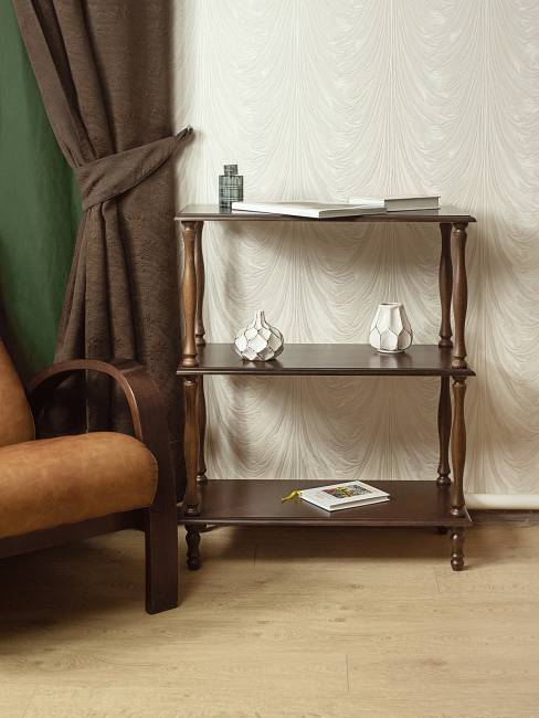 Этажерка П 9 средне-коричневый