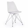 Стул TULIP IRON CHAIR (mod.EC-123) металл/пластик, 54,5*48*83,5см, white (белый) (Комплект из 4 шт.)