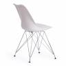 Стул TULIP IRON CHAIR (mod.EC-123) металл/пластик, 54,5*48*83,5см, white (белый) (Комплект из 4 шт.)