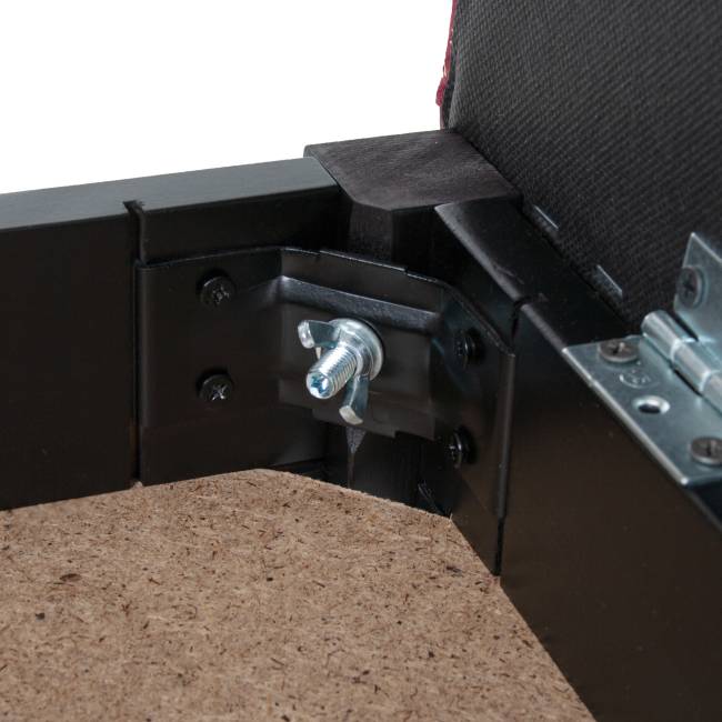 Банкетка Ретро М с ящиком венге, ткань коронка