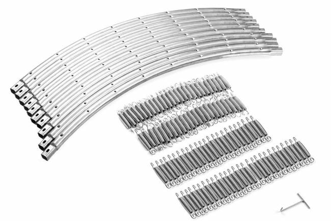 Батут "Atlas Sport", 312 см - 10ft BASIC (3 ноги) с внешней сеткой и лестницей GREEN Батут "Atlas Sport", 312 см - 10ft BASIC (3 ноги) с внешней сеткой и лестницей GREEN