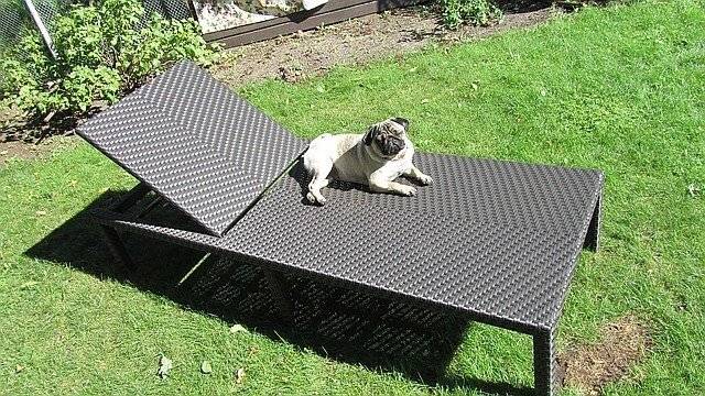 Усиленный плетеный шезлонг Strong