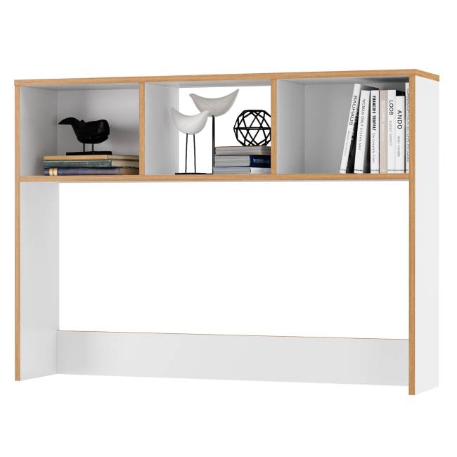 Компьютерный стол и шкаф Вуди цвет белый премиум/дуб крафт золотой Компьютерный стол и шкаф Вуди цвет белый премиум/дуб крафт золотой