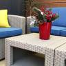 Комплект мебели Rattan Premium 4, СЕРЫЙ