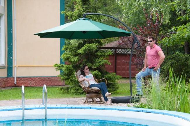 Садовый зонт Garden Way MARSEILLE, зелёный