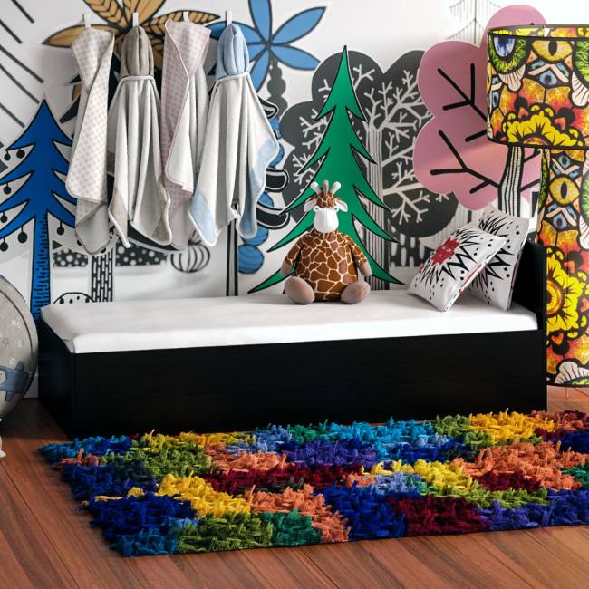 Кровать Стандарт 0800 цвет венге