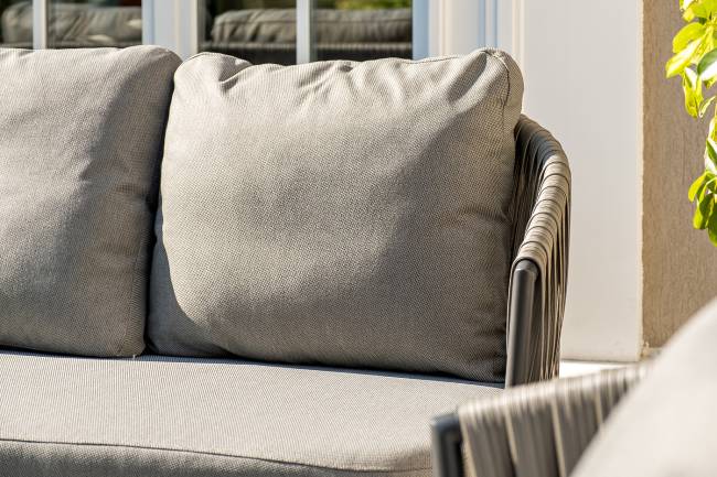 "Флоренция" лаунж-зона из искусственного ротанга, цвет графит (К)