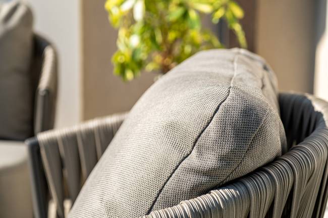 "Флоренция" лаунж-зона из искусственного ротанга, цвет графит (К)