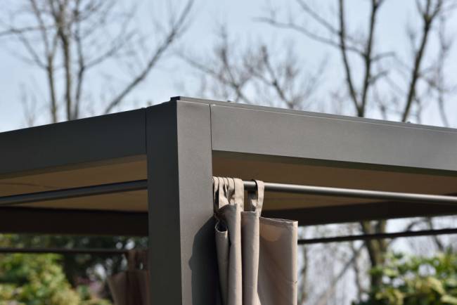 Шатер с лежаками Enigma антрацит, тортора 2080х1880х2050 мм