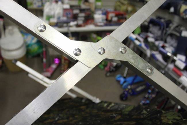 Кровать туристическая раскладушка Медведь 190 до 200 кг