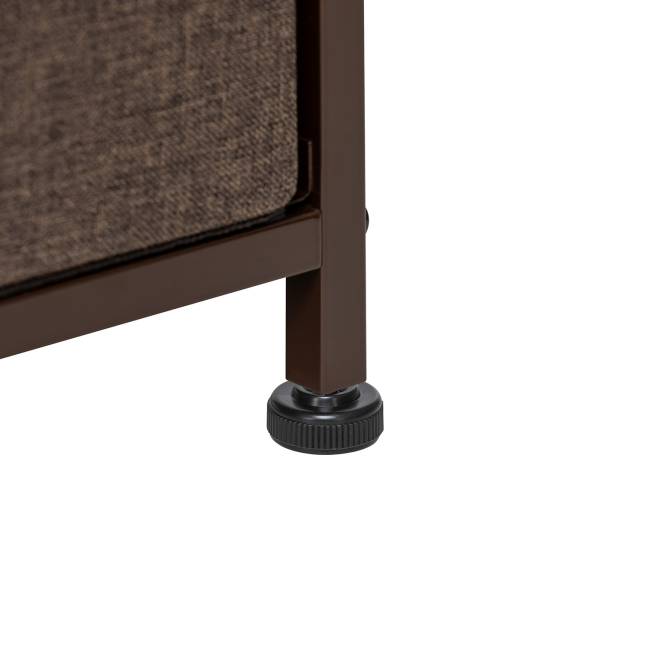 Комод Leset Локи 5 ящиков с полкой Коричневый Бежевый, светло-коричневый, темно-коричневый