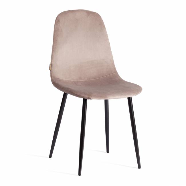 Стул BREEZE (mod. JSC-58) / 1 шт. в упаковке Велюр/металл , 44 х 53 х 86 см, coffee (кофейный) HLR 9 / черный coffee (кофейный) HLR 9 / черный Велюр/металл