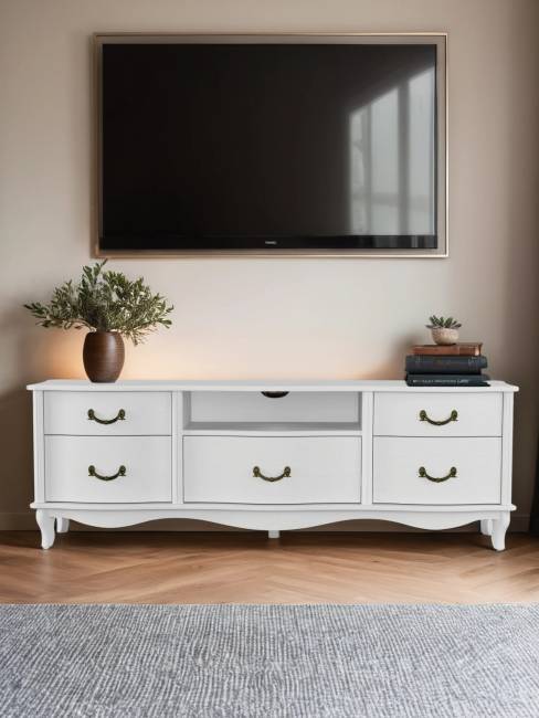 ТВ-тумба Джульетта-2 молочный дуб Л