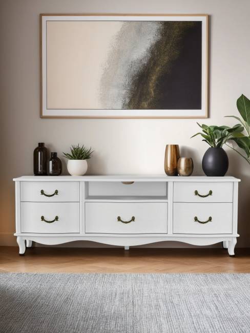 ТВ-тумба Джульетта-2 молочный дуб Л