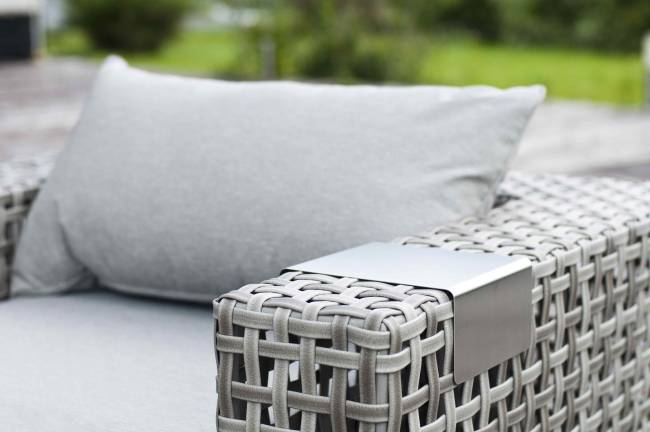 "Тито" лаунж-зона из искусственного ротанга, цвет серый "Тито" лаунж-зона из искусственного ротанга, цвет серый