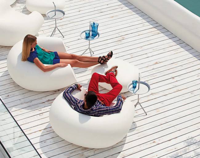 Кресло пластиковое Chubby Standard тортора 1300х1200х560 мм