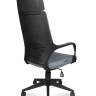 Кресло офисное / IQ / (black plastic, dark grey) черный пластик / темно-серая ткань