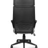Кресло офисное / IQ / (black plastic, dark grey) черный пластик / темно-серая ткань
