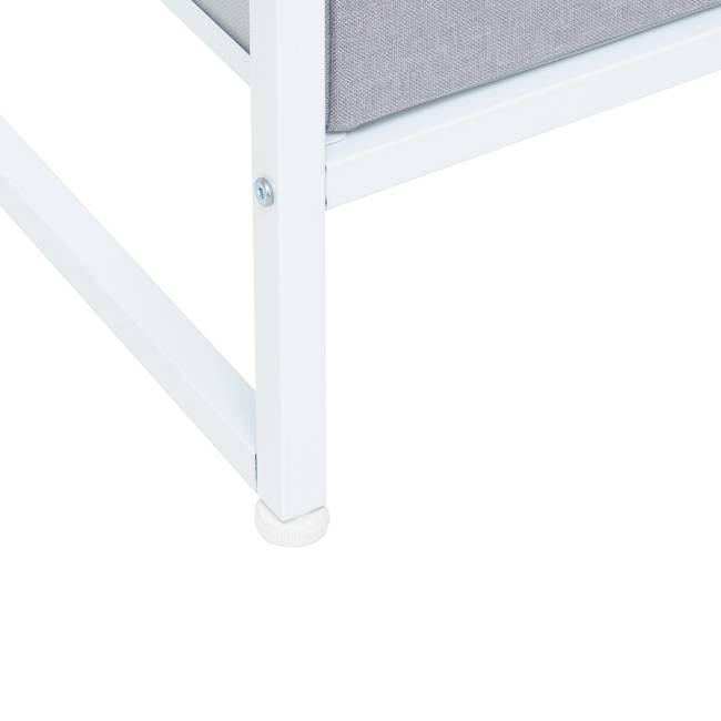 Комод Leset Ноа с вешалкой Белый Светло-серый Комод Leset Ноа с вешалкой Белый Светло-серый