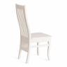 Стул DOLCE жёсткое сидение бук, мдф, 40х46х100см, Ivory white белый
