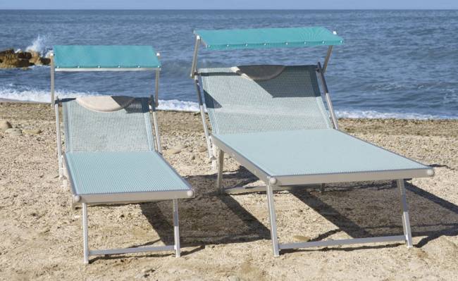 Шезлонг-лежак металлический VIP 2100х1000х470 мм Шезлонг-лежак металлический VIP 2100х1000х470 мм