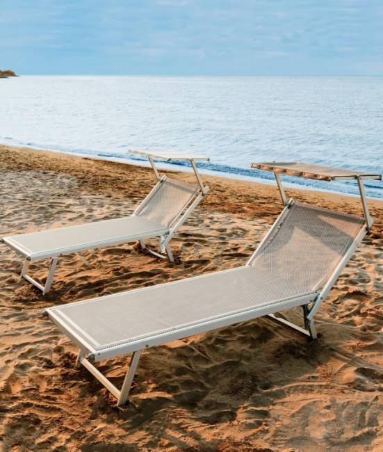 Шезлонг-лежак металлический VIP 2100х1000х470 мм Шезлонг-лежак металлический VIP 2100х1000х470 мм
