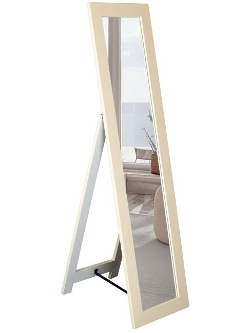 Зеркало напольное BeautyStyle 8 слоновая кость 138 см х 35 см