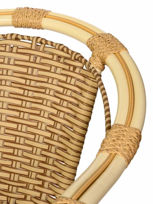Кресло Bali (Бали) из искусственного ротанга, слоновая кость Кресло Bali (Бали) из искусственного ротанга, слоновая кость
