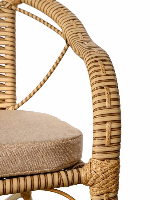 Кресло Bali (Бали) из искусственного ротанга, слоновая кость Кресло Bali (Бали) из искусственного ротанга, слоновая кость