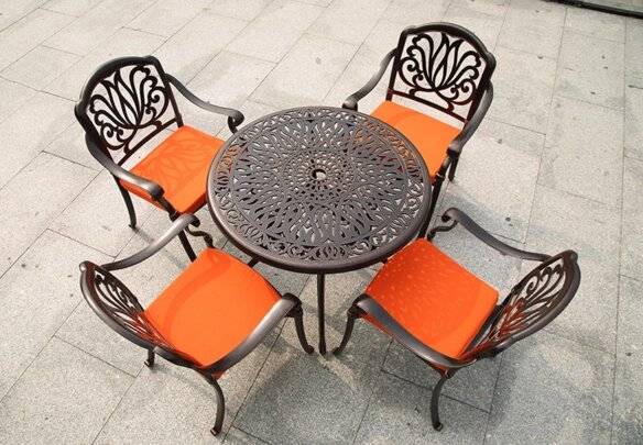 Мебель из металла Palermo 4 с круглым столом