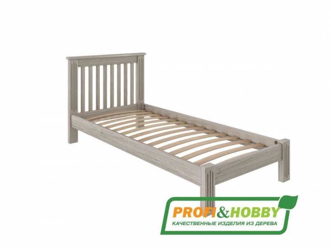 Кровать Rino 800 х 2000 дуб, без покраски