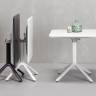 Стол пластиковый складной Eco Folding антрацит 800х800х750 мм