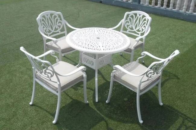 Белая мебель из литого алюминия Palermo 4 white