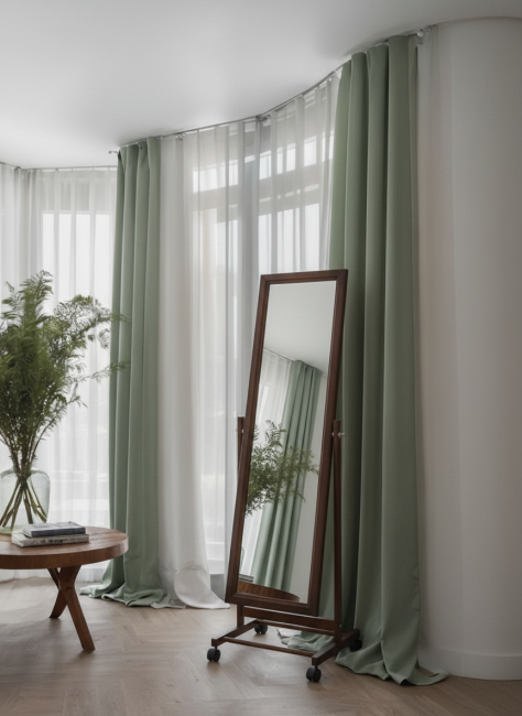 Зеркало напольное BeautyStyle 27 средне-коричневый 135 см х 42,5 см