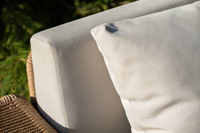 "Мальдивы" трансформирующаяся лаунж-зона из искусственного ротанга, цвет соломенный (К)