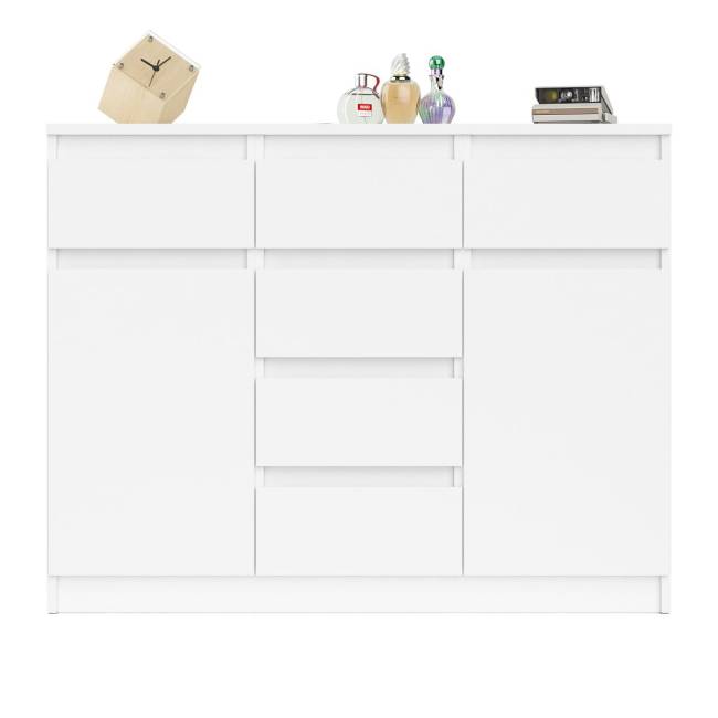 Комод с ящиками и дверками Мори МК1200.4 цвет белый
