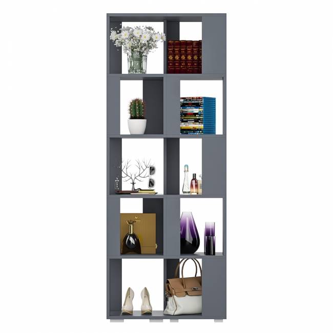 Комплект их 2-х стеллажей цвет графит