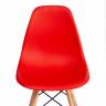 Стул CINDY (EAMES) (mod. 1801) / 1 шт. в упаковке дерево бук/металл/сиденье пластик, 45x51x82 см, Red (красный) красный