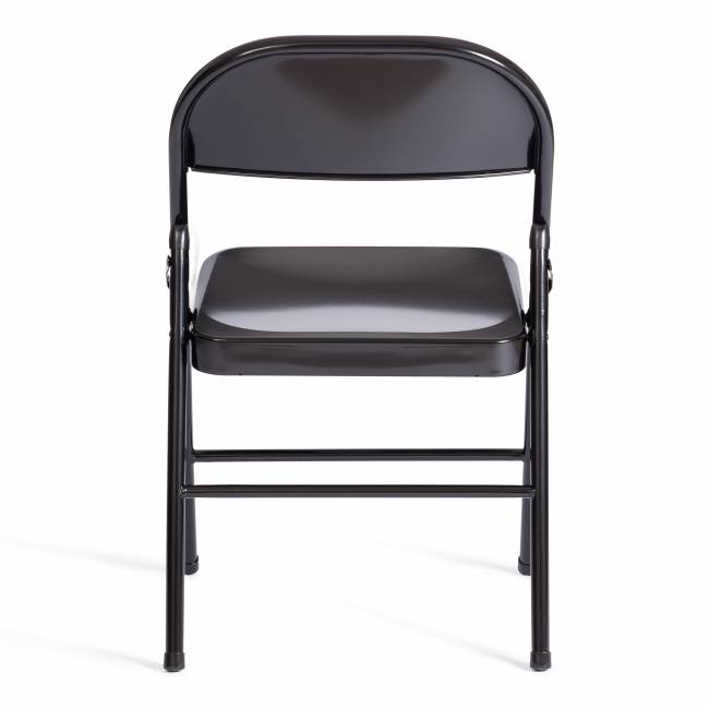 Стул складной FOLDER (mod. 3023(II)) металлический, 46,5 x 48 x 75, (Black) (Комплект из 6 шт.) черный металлический
