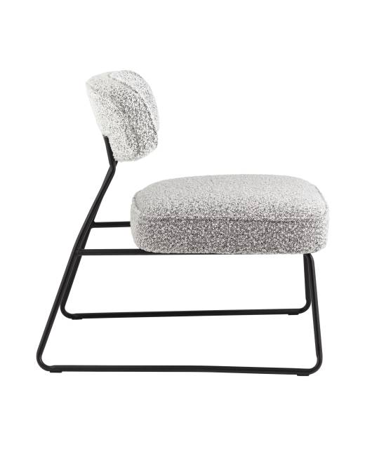 Кресло лаунж Kate серый