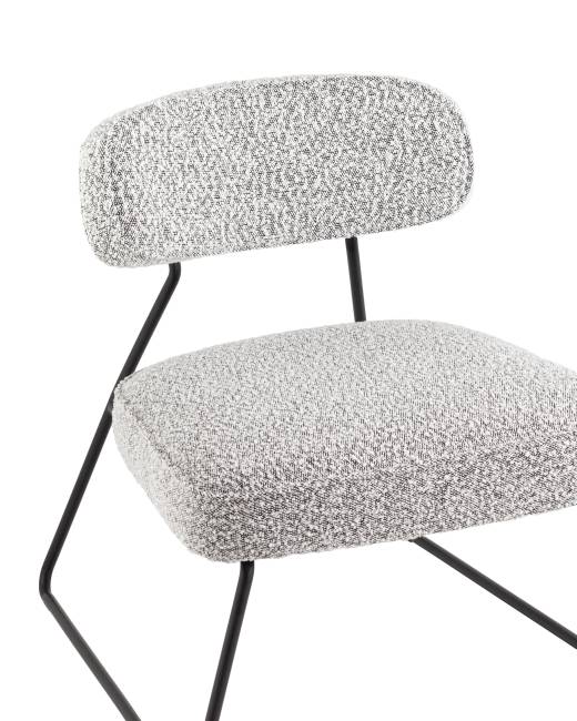 Кресло лаунж Kate серый