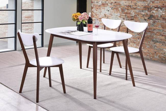 Стол обеденный MAX (Макс) основание бук, столешница мдф, 140 х 80 х 75см, Белый + Коричневый Белый + Коричневый основание бук, столешница мдф Стол обеденный MAX (Макс) основание бук, столешница мдф, 140 х 80 х 75см, Белый + Коричневый Белый + Коричневый основание бук, столешница мдф