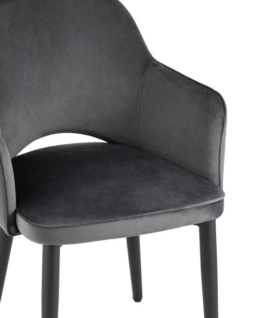 Стул Венера велюр серый 2 шт Стул Венера велюр серый 2 шт