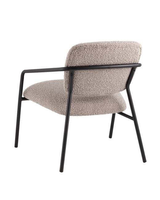 Кресло лаунж Rooney серый