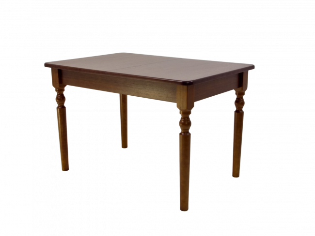 Обеденная группа Верди 120 со стульями Миранда орех/ ромб бежевый